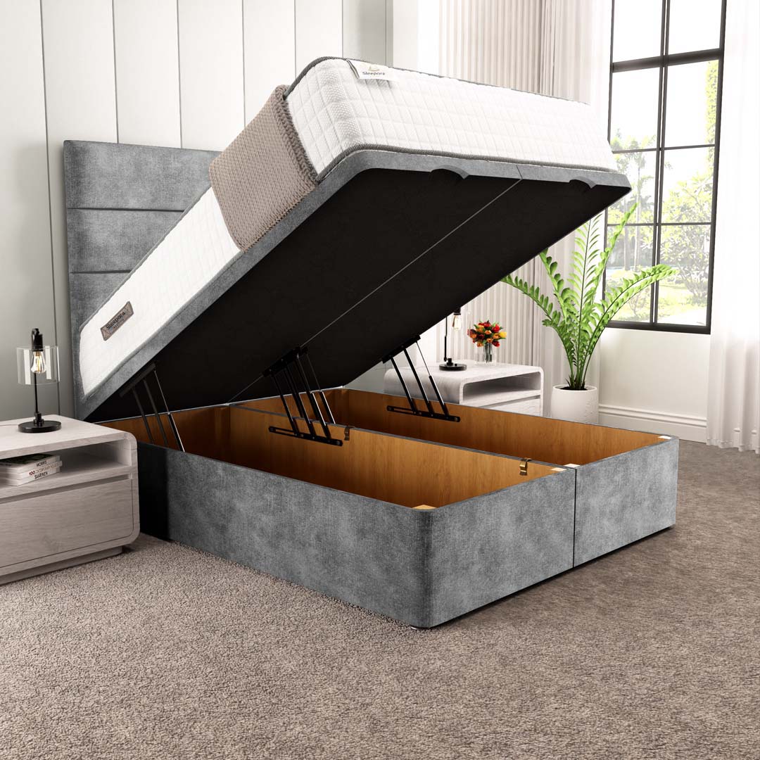 Athens Ottoman Divan Bed - Armour Coniston