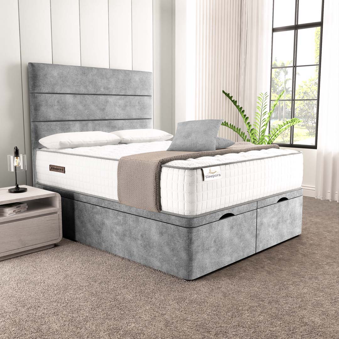 Athens Ottoman Divan Bed - Armour Coniston