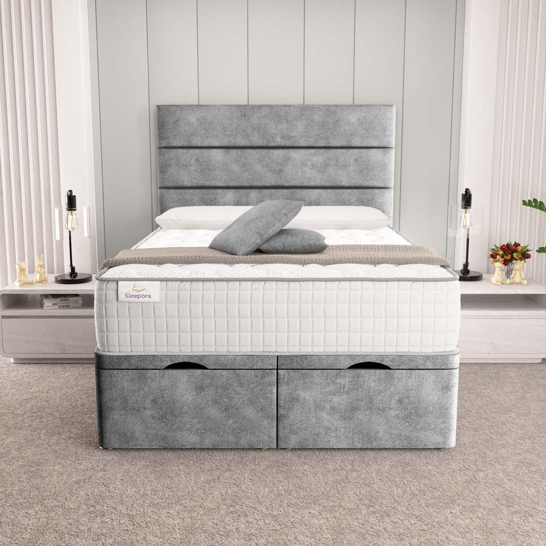 Athens Ottoman Divan Bed - Armour Coniston